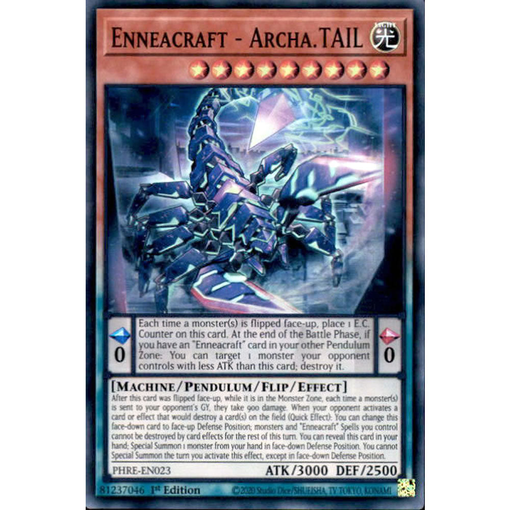 Enneacraft - Archa.TAIL PHRE-EN023 Yu-Gi-Oh! Card from the Phantom Revenge Set
