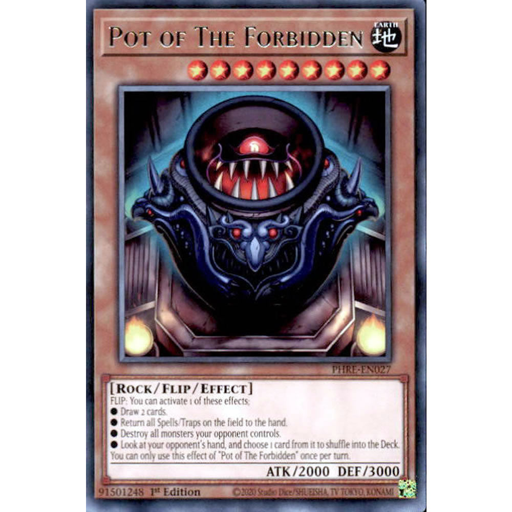 Pot of The Forbidden PHRE-EN027 Yu-Gi-Oh! Card from the Phantom Revenge Set