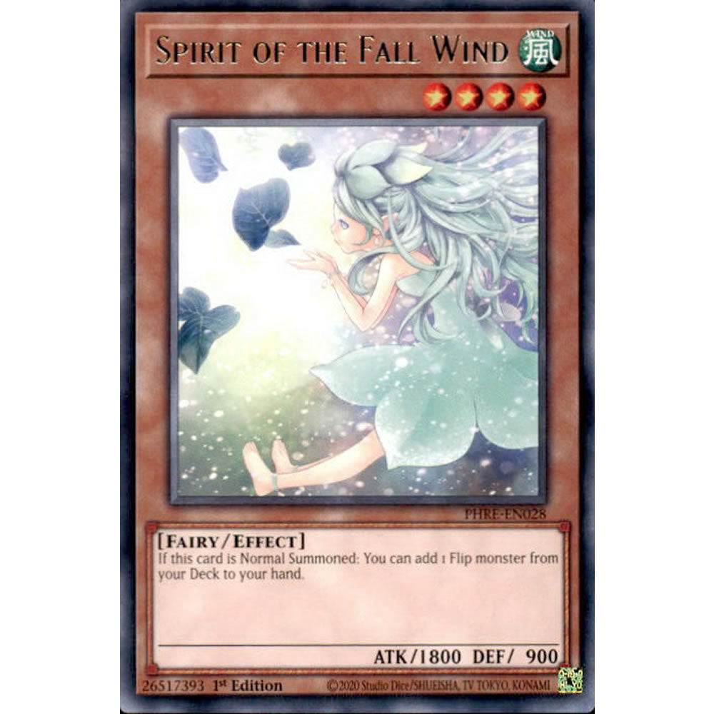 Spirit of the Fall Wind PHRE-EN028 Yu-Gi-Oh! Card from the Phantom Revenge Set