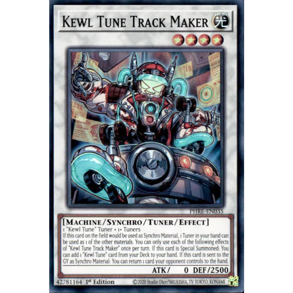 Kewl Tune Track Maker PHRE-EN035 Yu-Gi-Oh! Card from the Phantom Revenge Set