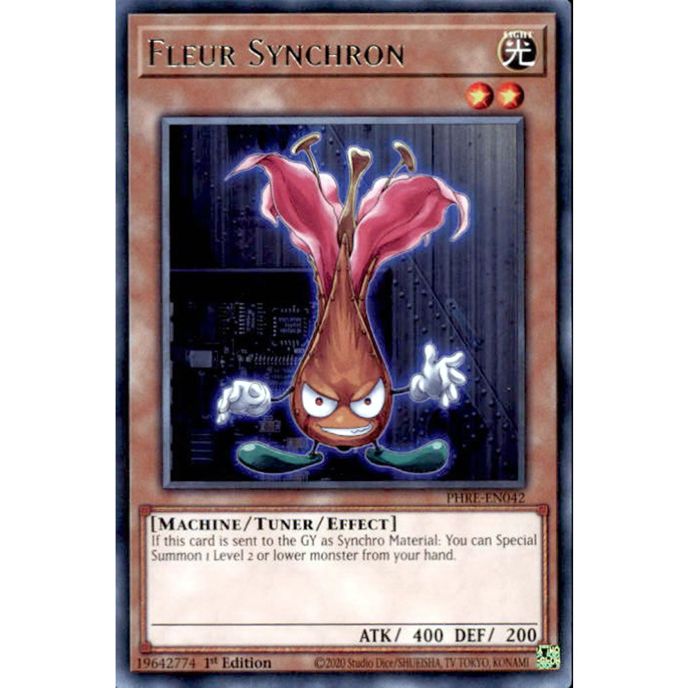 Fleur Synchron PHRE-EN042 Yu-Gi-Oh! Card from the Phantom Revenge Set