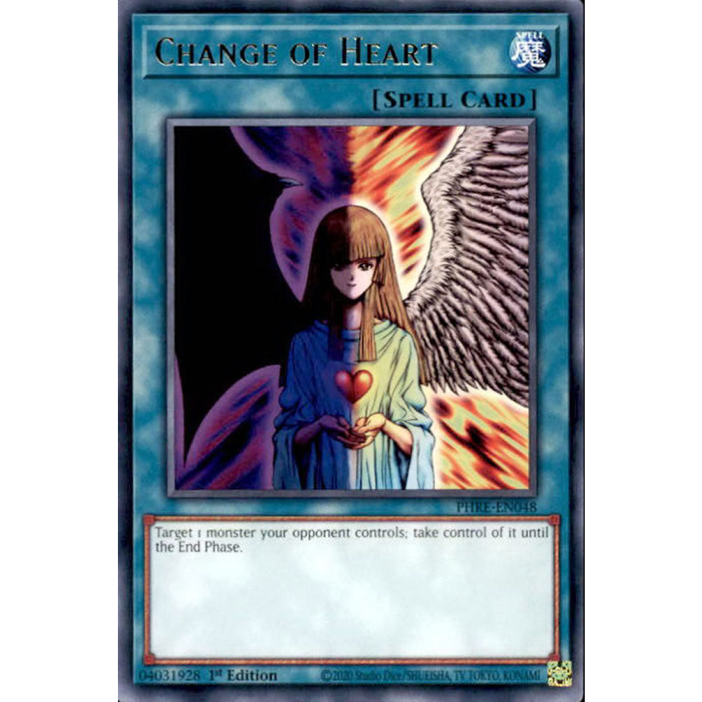 Change of Heart PHRE-EN048 Yu-Gi-Oh! Card from the Phantom Revenge Set