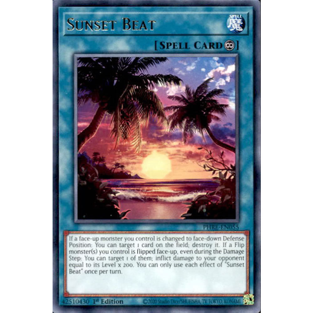 Sunset Beat PHRE-EN055 Yu-Gi-Oh! Card from the Phantom Revenge Set