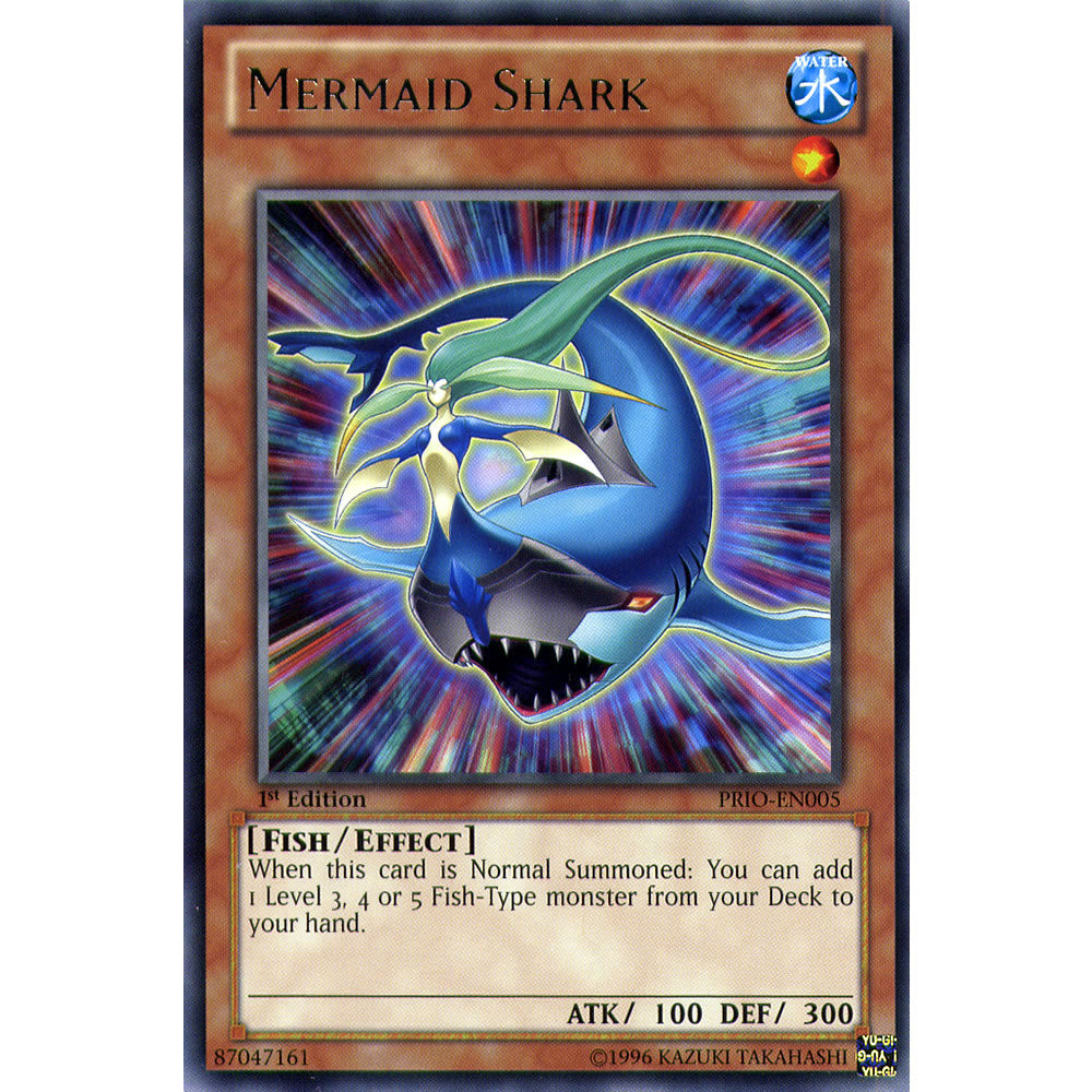 Mermaid Shark PRIO-EN005 Yu-Gi-Oh! Card - Deckboosters Mermaid Shark PRIO-EN005 Yu-Gi-Oh! Card - Deckboosters