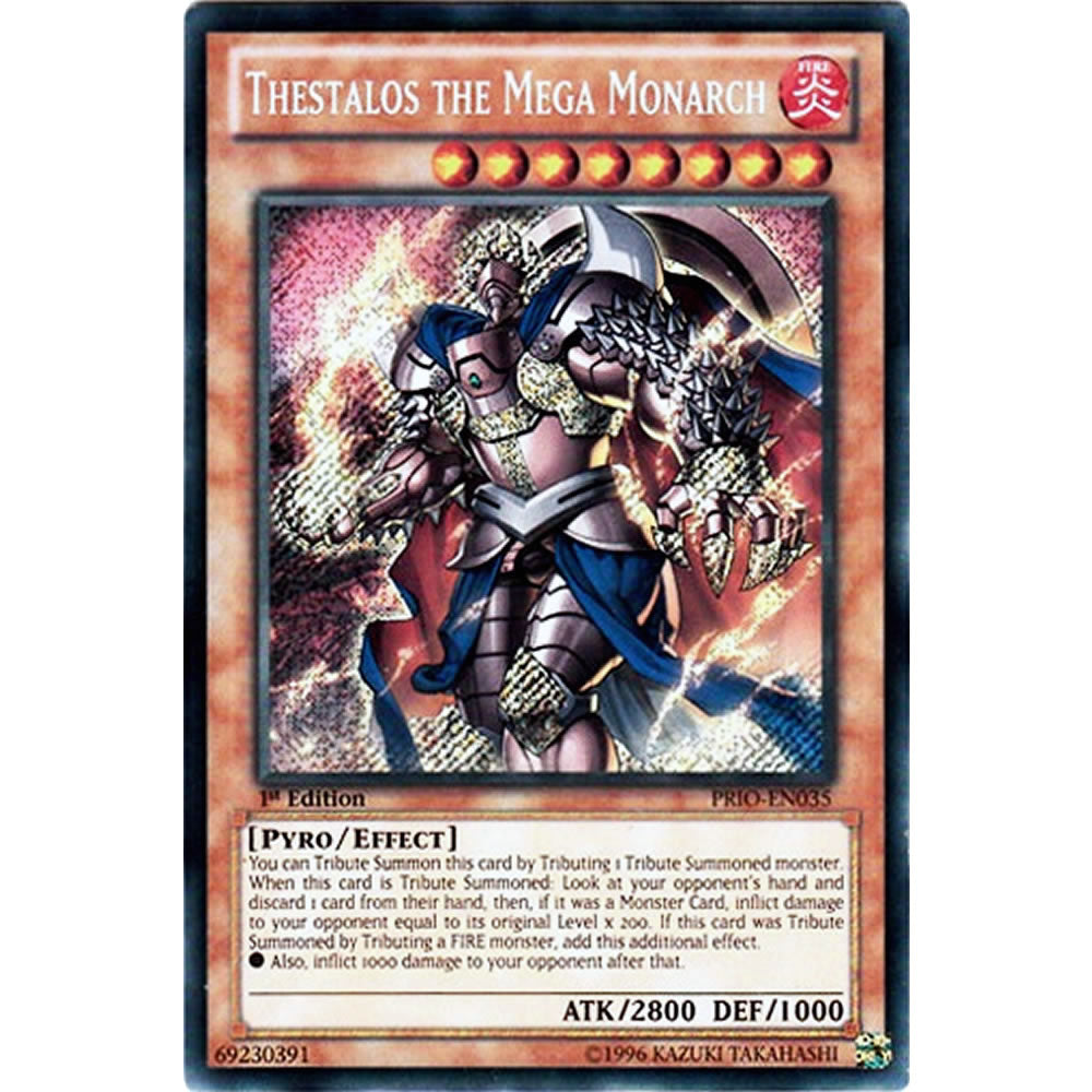 yugioh mega monarch cards Thestalos the Mega Monarch PRIO-EN035 Yu-Gi-Oh! Card