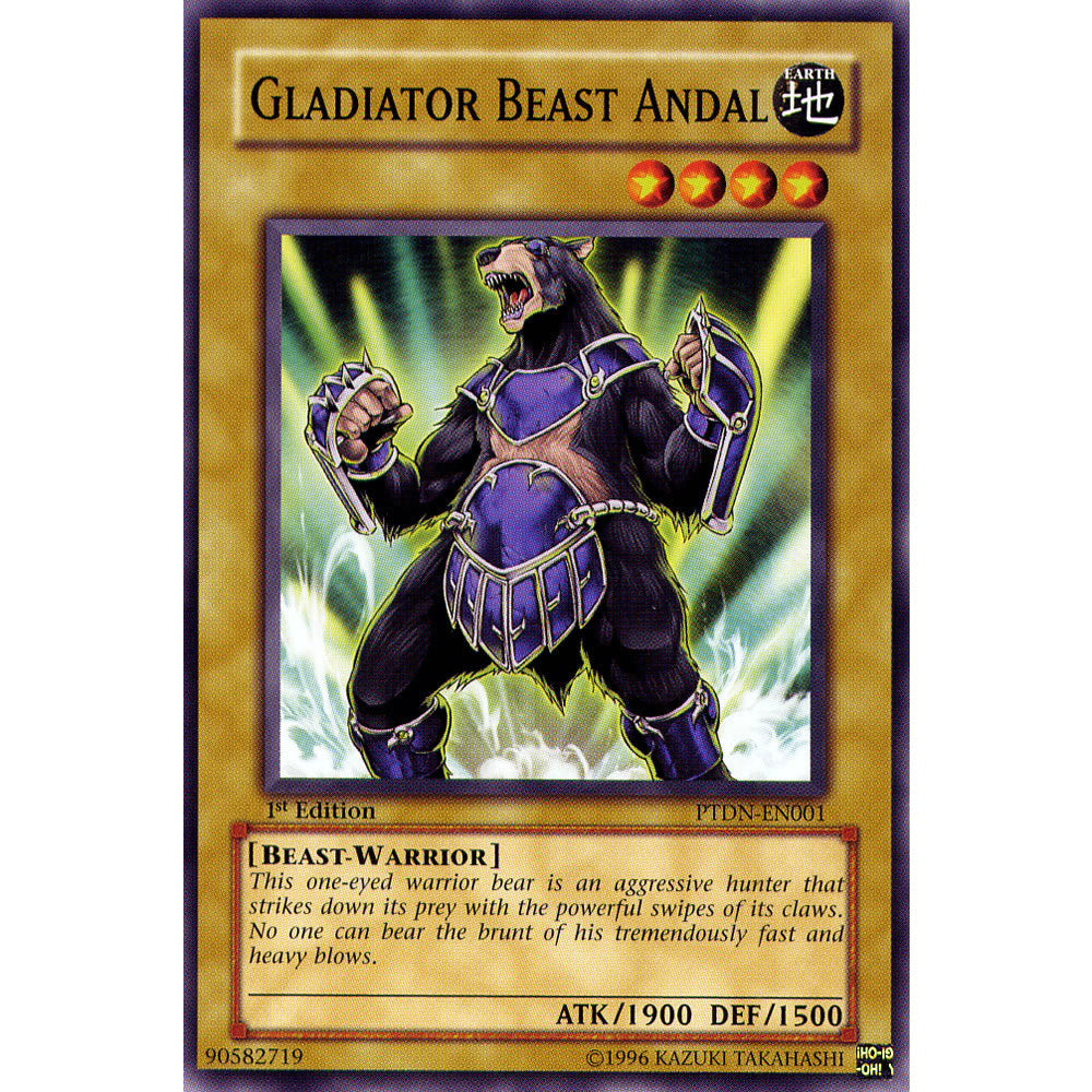 Gladiator Beast Andal PTDN-EN001 Yu-Gi-Oh! Card Gladiator Beast Andal PTDN-EN001 Yu-Gi-Oh! Card