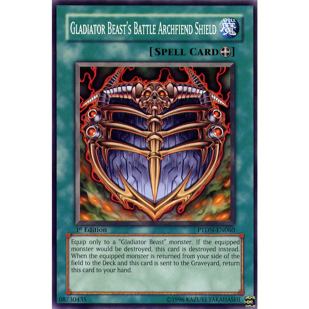 Gladiator Beast's Battle Archfiend Shield PTDN-EN060 Yu-Gi-Oh! Card from the Phantom Darkness Set