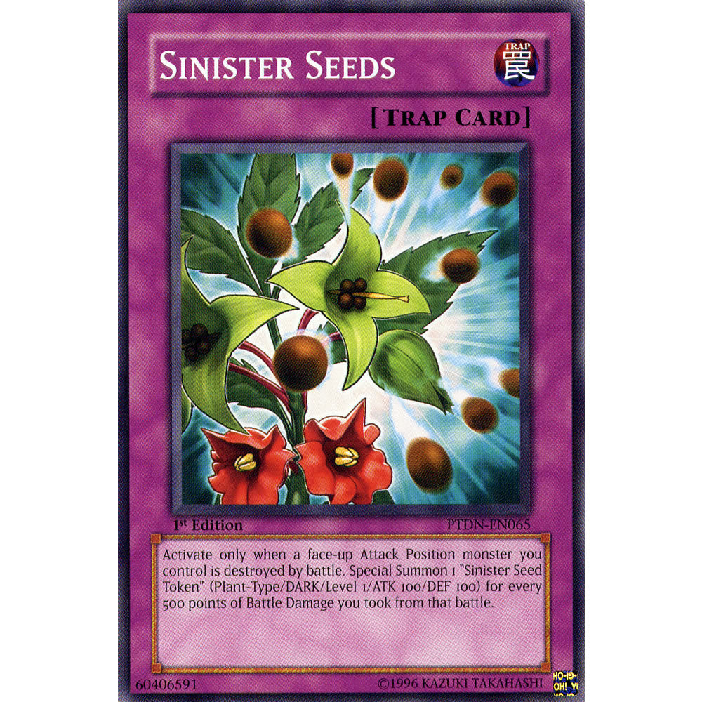 Sinister Seeds PTDN-EN065 Yu-Gi-Oh! Card from the Phantom Darkness Set