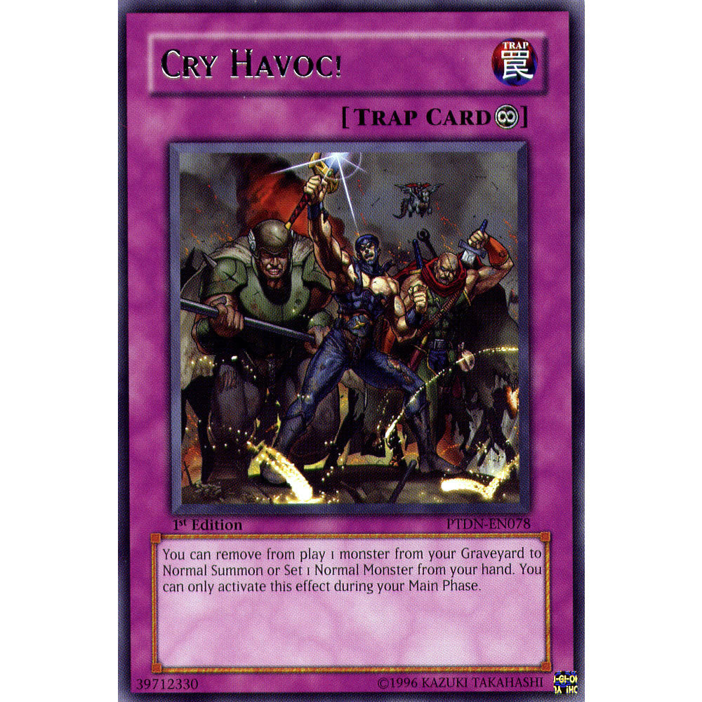 Cry Havoc! PTDN-EN078 Yu-Gi-Oh! Card from the Phantom Darkness Set