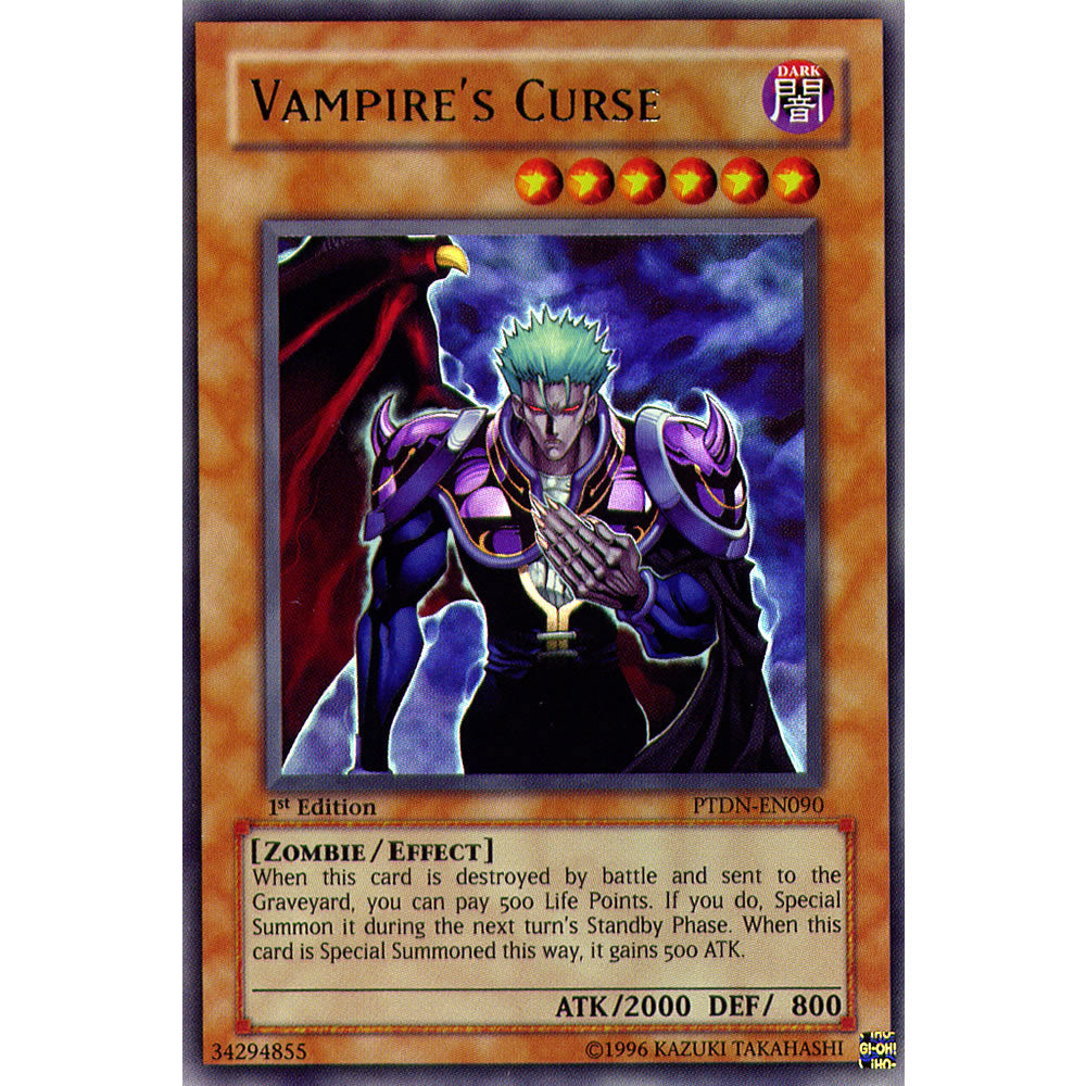 Vampire's Curse PTDN-EN090 Yu-Gi-Oh! Card from the Phantom Darkness Set