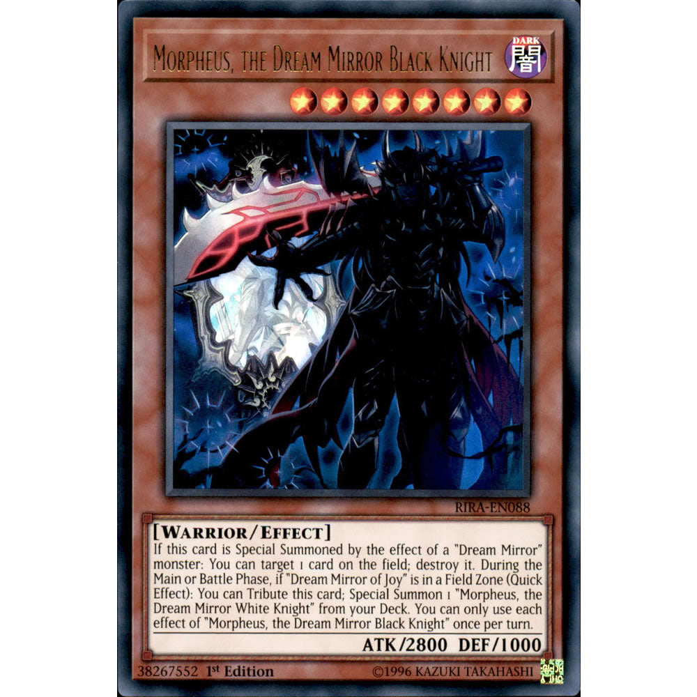 Morpheus, the Dream Mirror Black Knight RIRA-EN088 Yu-Gi-Oh! Card from the Rising Rampage Set