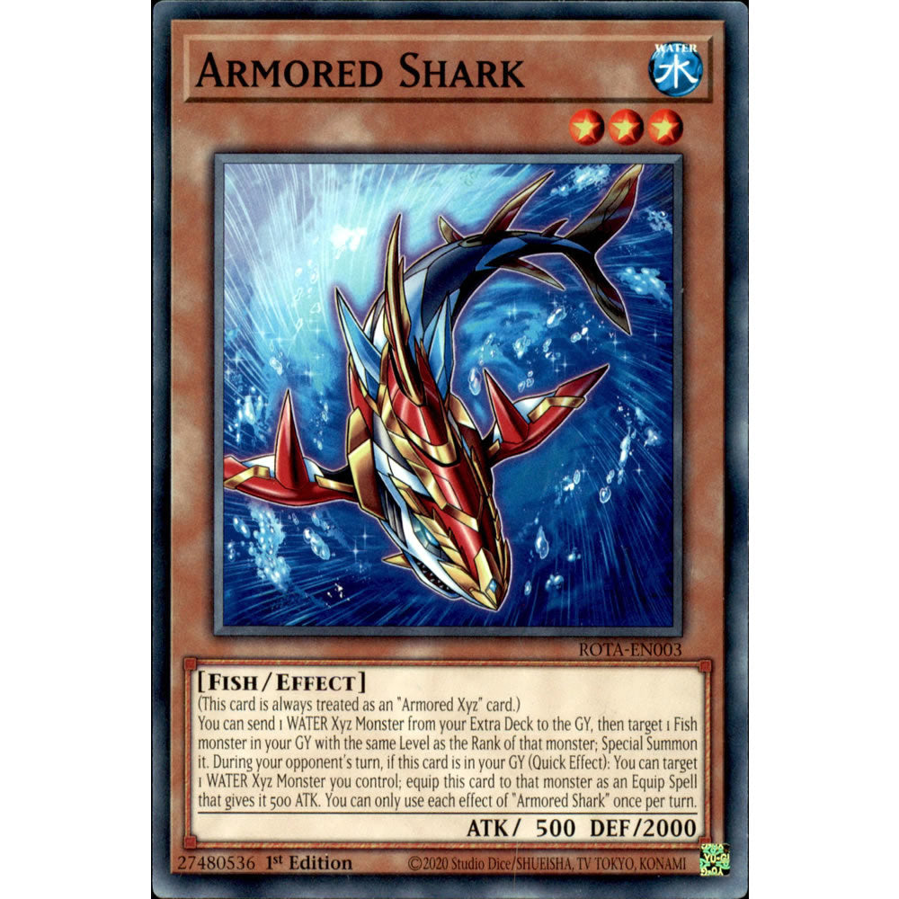 Armored Shark ROTA-EN003 Yu-Gi-Oh! Card - Deckboosters Armored Shark ROTA-EN003 Yu-Gi-Oh! Card - Deckboosters