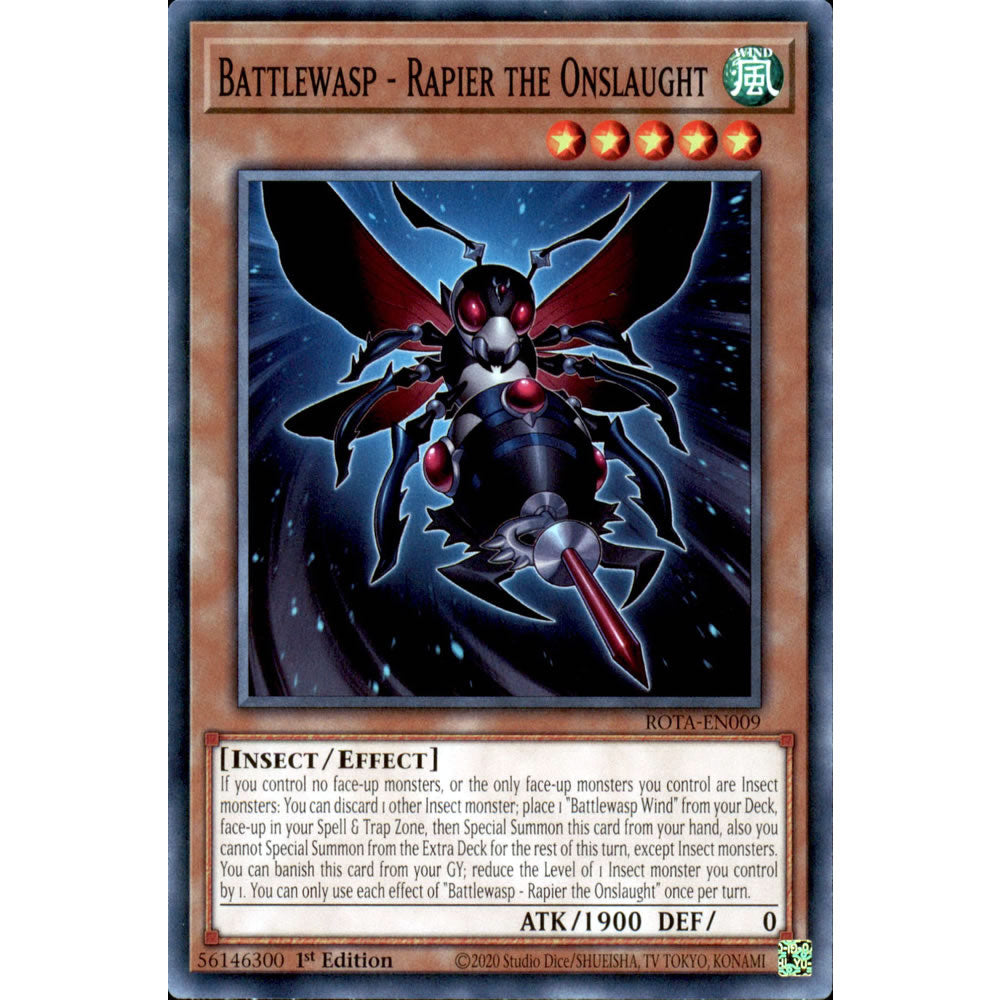 Battlewasp - Rapier the Onslaught ROTA-EN009 Battlewasp - Rapier the Onslaught ROTA-EN009