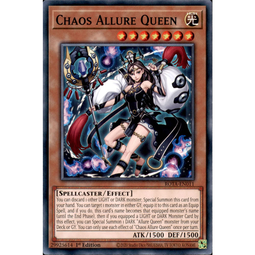 Chaos Allure Queen ROTA-EN011 Yu-Gi-Oh! Card from the Rage of the Abyss Set