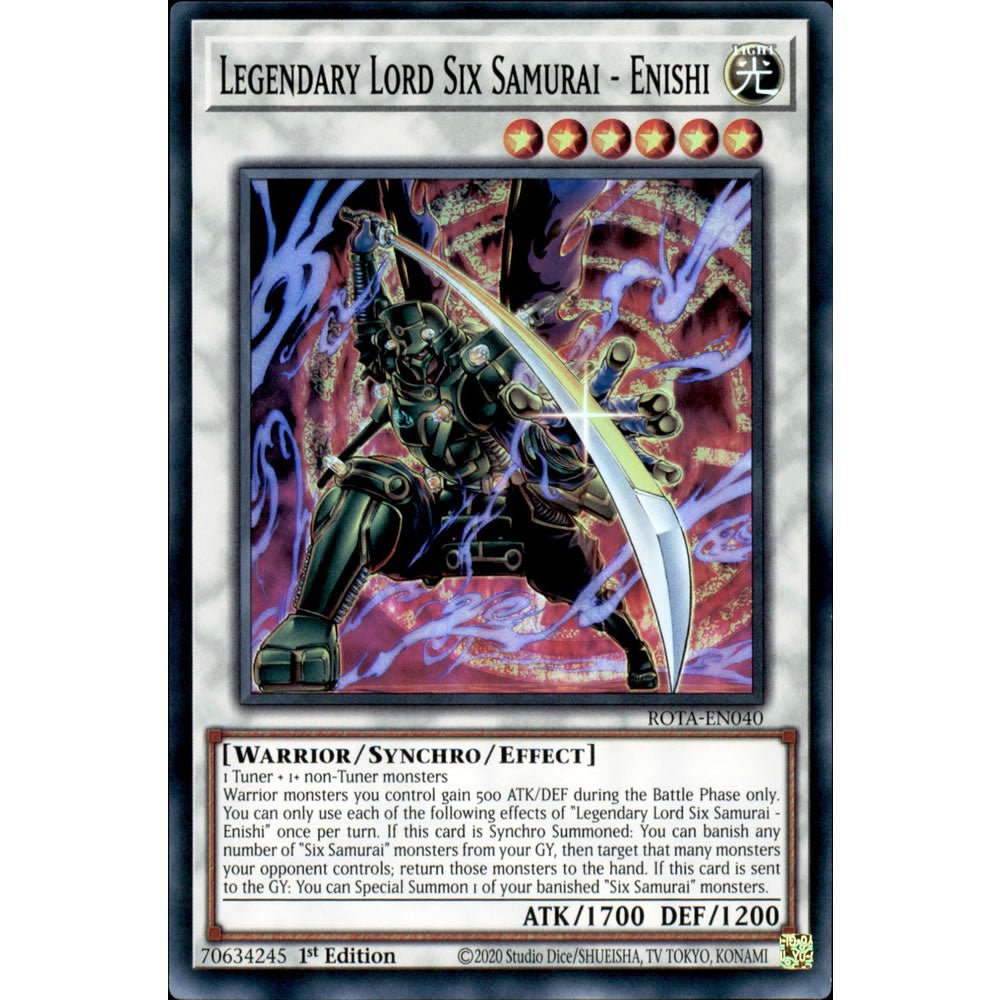 Legendary Lord Six Samurai Enishi ROTA EN040 legendary-lord-six-samurai-enishi-rota-en040