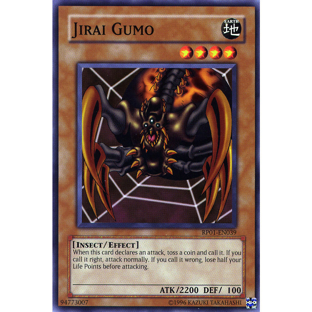 Jirai Gumo RP01-EN039 Yu-Gi-Oh! Card from the Retro Pack 1 Set