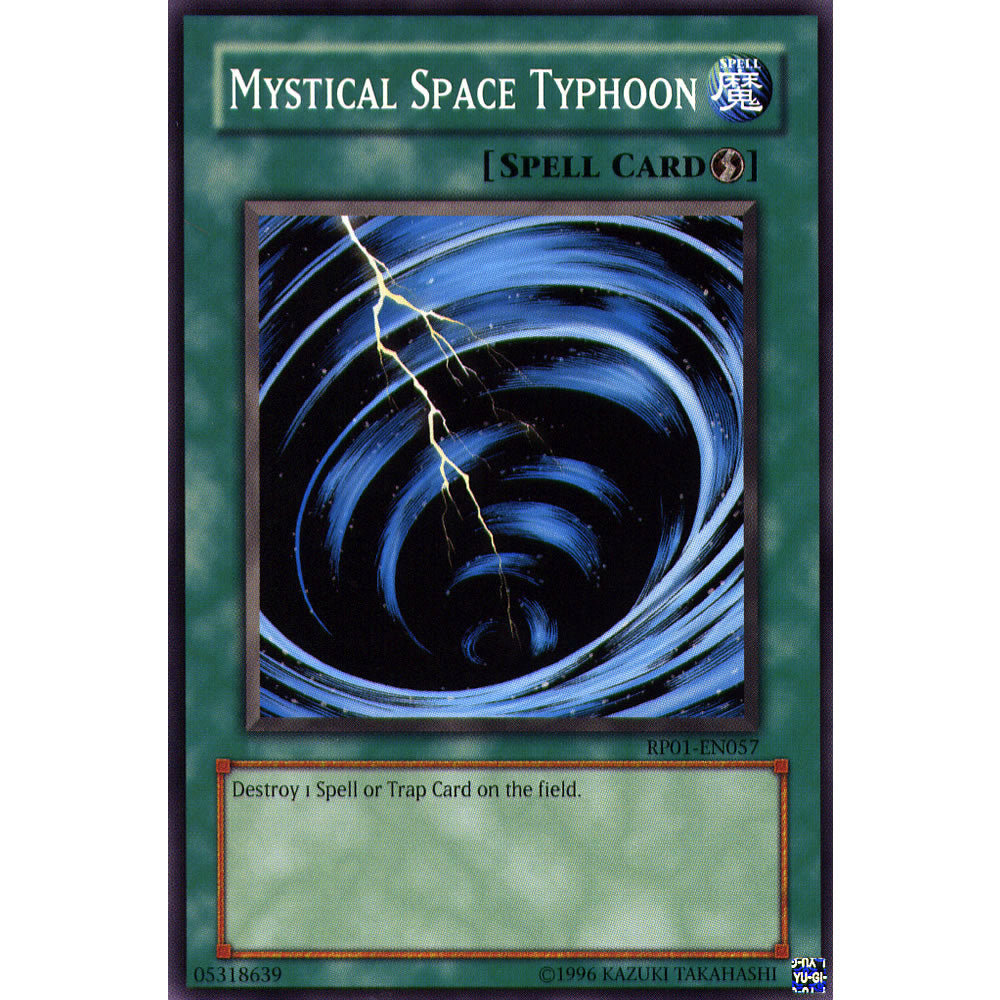 Mystical Space Typhoon RP01-EN057 Yu-Gi-Oh! Card from the Retro Pack 1 Set