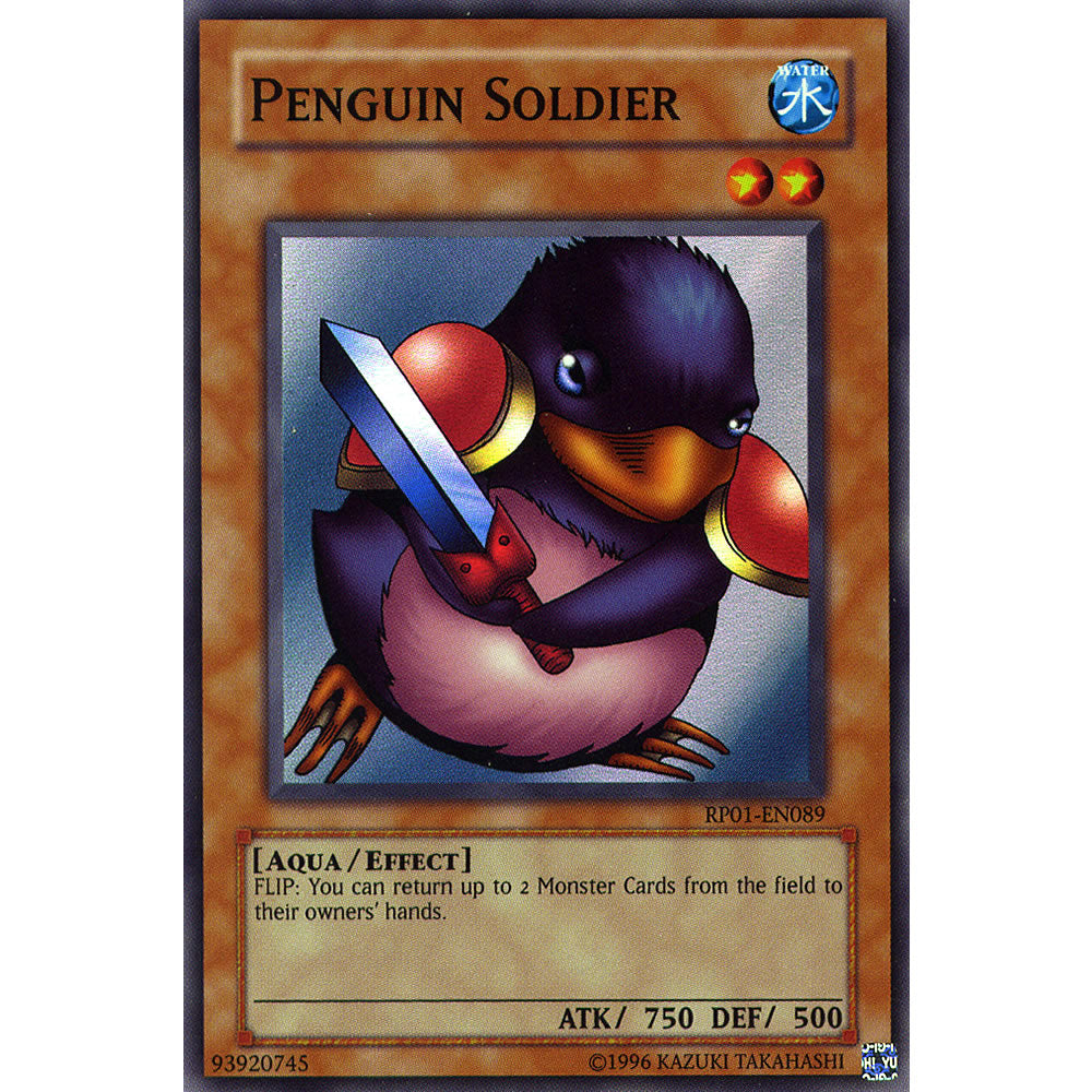 Penguin Soldier RP01-EN089 Yu-Gi-Oh! Card from the Retro Pack 1 Set