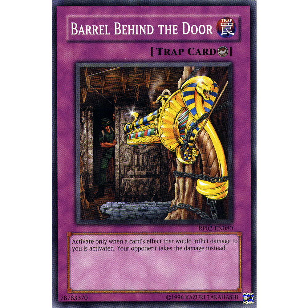 Barrel Behind the Door RP02-EN080 Yu-Gi-Oh! Card from the Retro Pack 2 Set