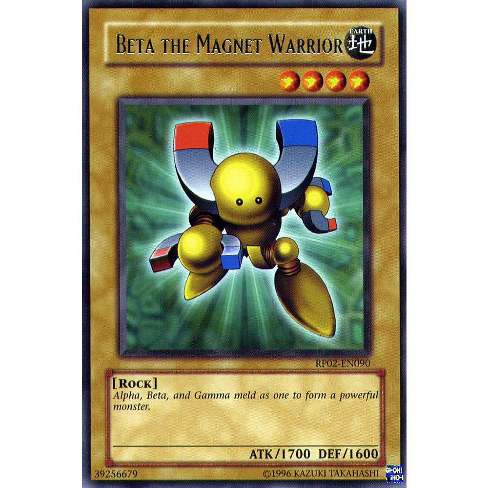 Beta the Magnet Warrior RP02-EN090 Yu-Gi-Oh! Card from the Retro Pack 2 Set