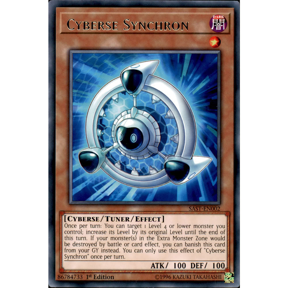 Cyberse Synchron SAST-EN002 Yu-Gi-Oh! Card from the Savage Strike Set