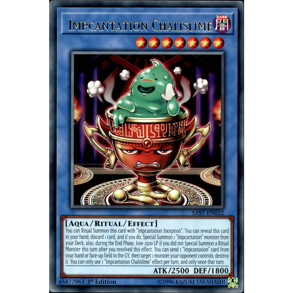 Impcantation Chalislime SAST-EN032 Yu-Gi-Oh! Card from the Savage Strike Set