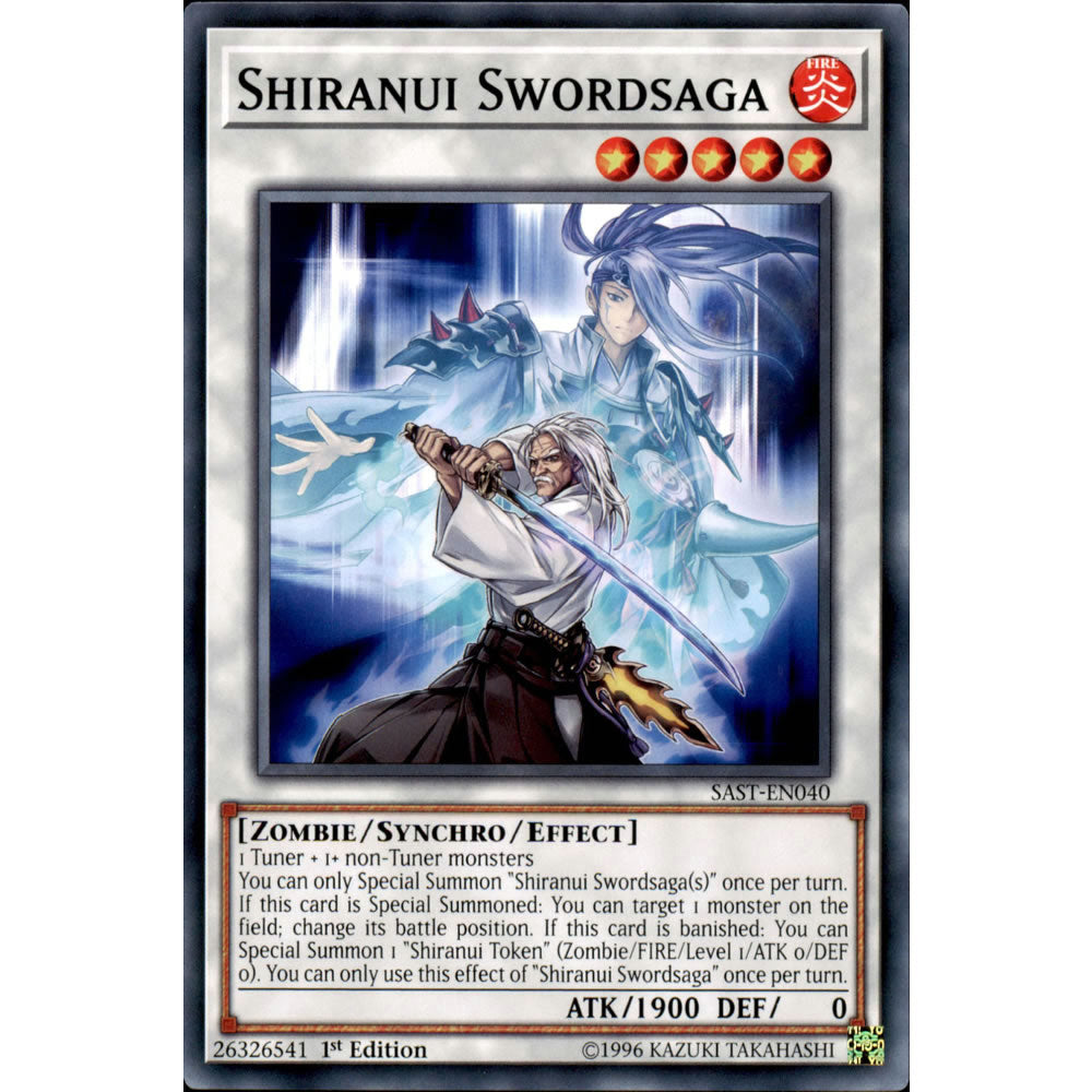 Shiranui Swordsaga SAST-EN040 Yu-Gi-Oh! Card from the Savage Strike Set
