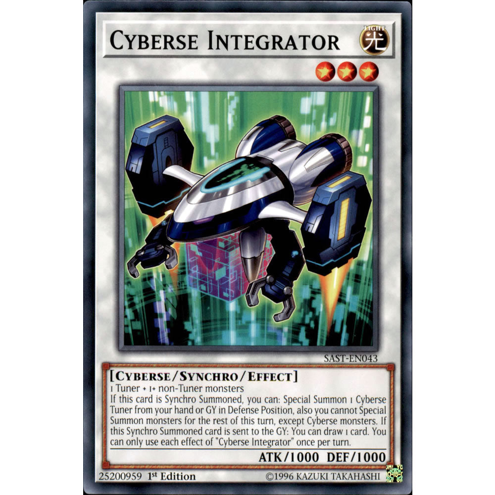 Cyberse Integrator SAST-EN043 Yu-Gi-Oh! Card from the Savage Strike Set