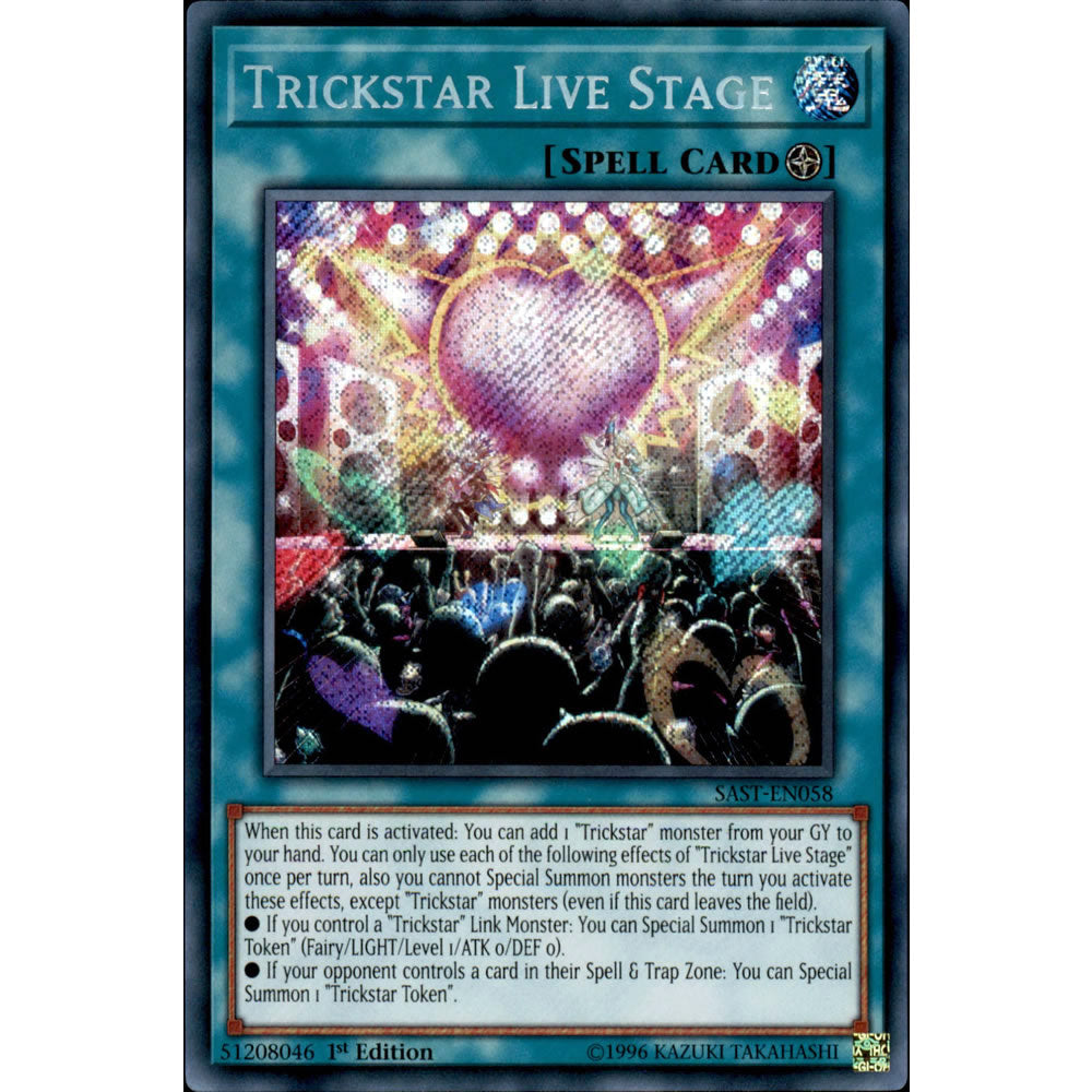 Trickstar Live Stage SAST-EN058 Yu-Gi-Oh! Card from the Savage Strike Set