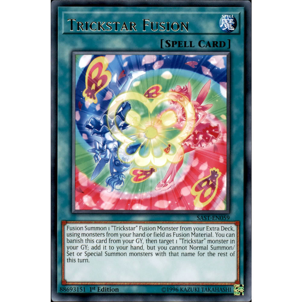 Trickstar Fusion SAST-EN059 Yu-Gi-Oh! Card from the Savage Strike Set