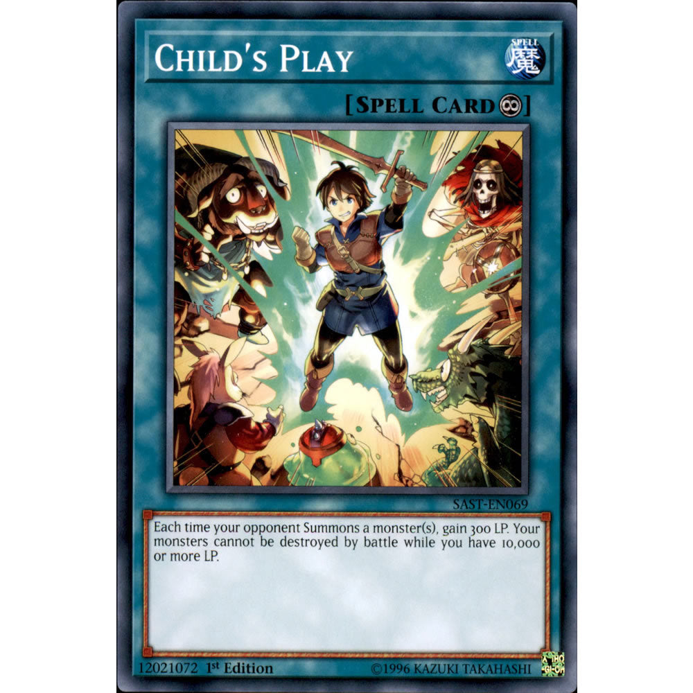 Child's Play SAST-EN069 Yu-Gi-Oh! Card from the Savage Strike Set