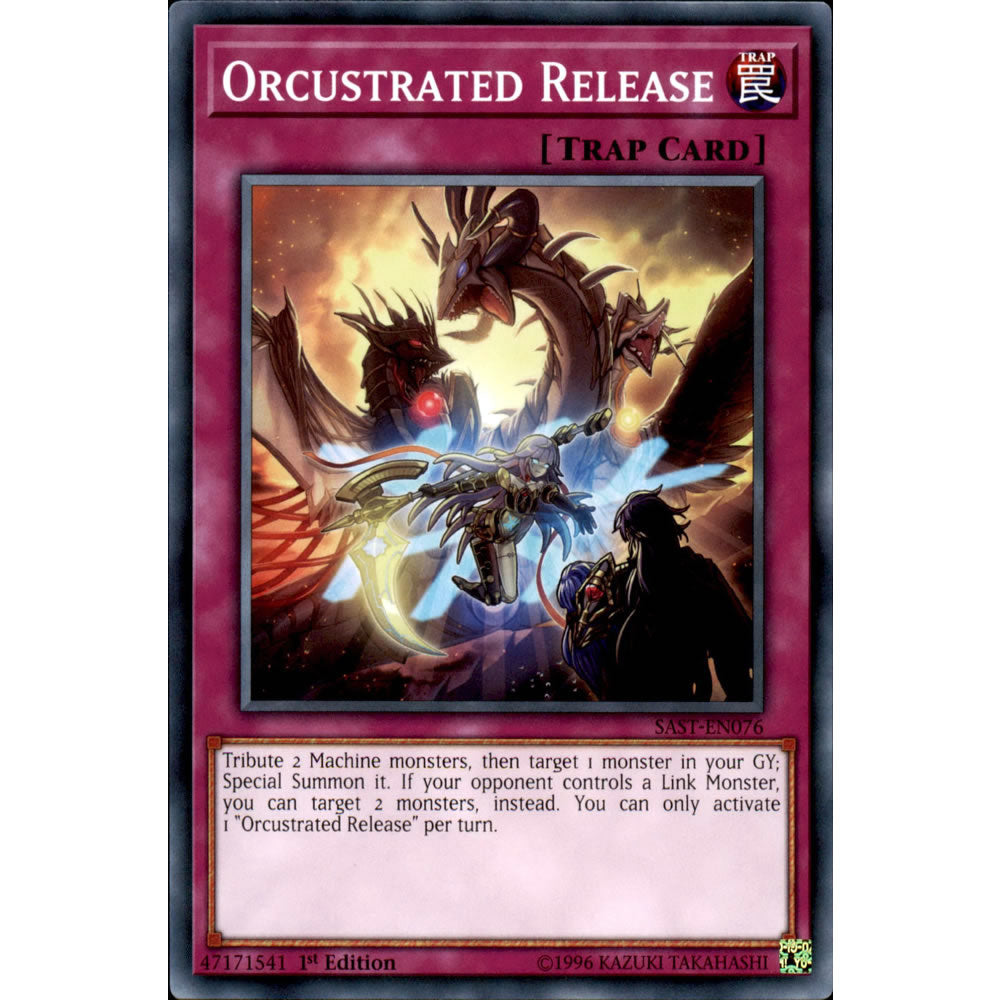 Orcustrated Release SAST-EN076 Yu-Gi-Oh! Card from the Savage Strike Set