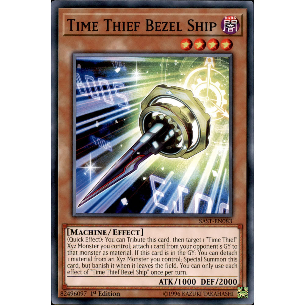 Time Thief Bezel Ship SAST-EN083 Yu-Gi-Oh! Card from the Savage Strike Set