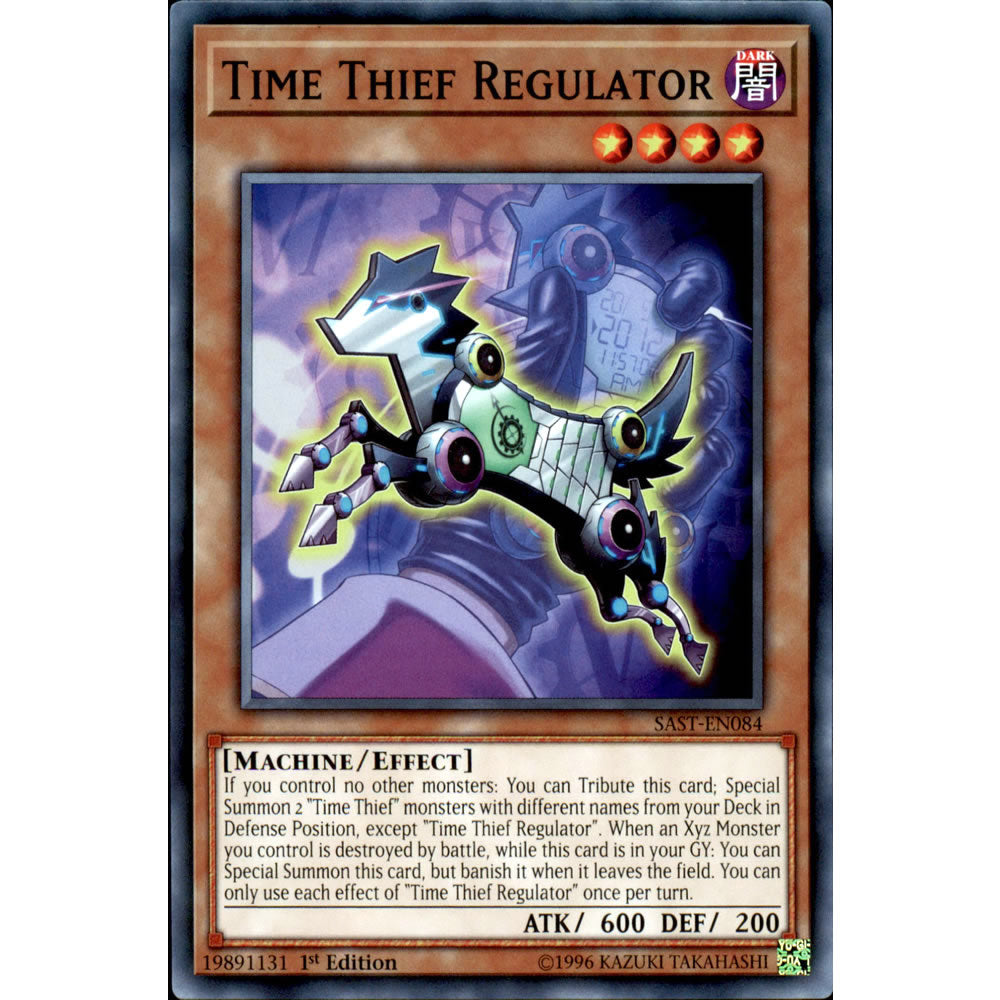 Time Thief Regulator SAST-EN084 Yu-Gi-Oh! Card from the Savage Strike Set