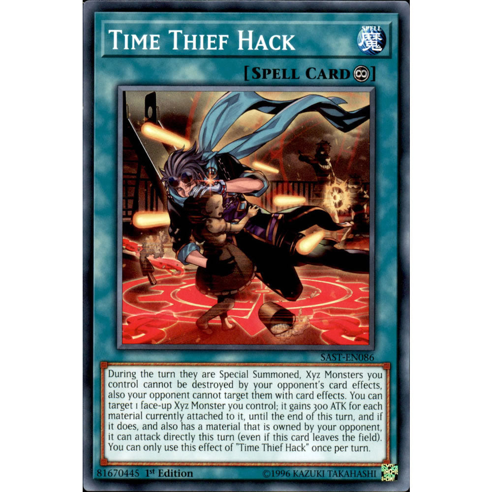 Time Thief Hack SAST-EN086 Yu-Gi-Oh! Card from the Savage Strike Set