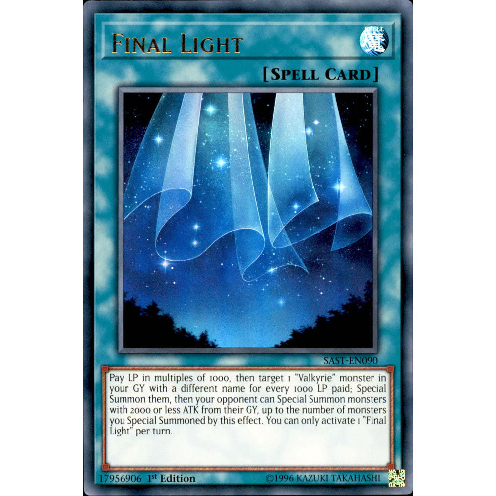 Final Light SAST-EN090 Yu-Gi-Oh! Card from the Savage Strike Set