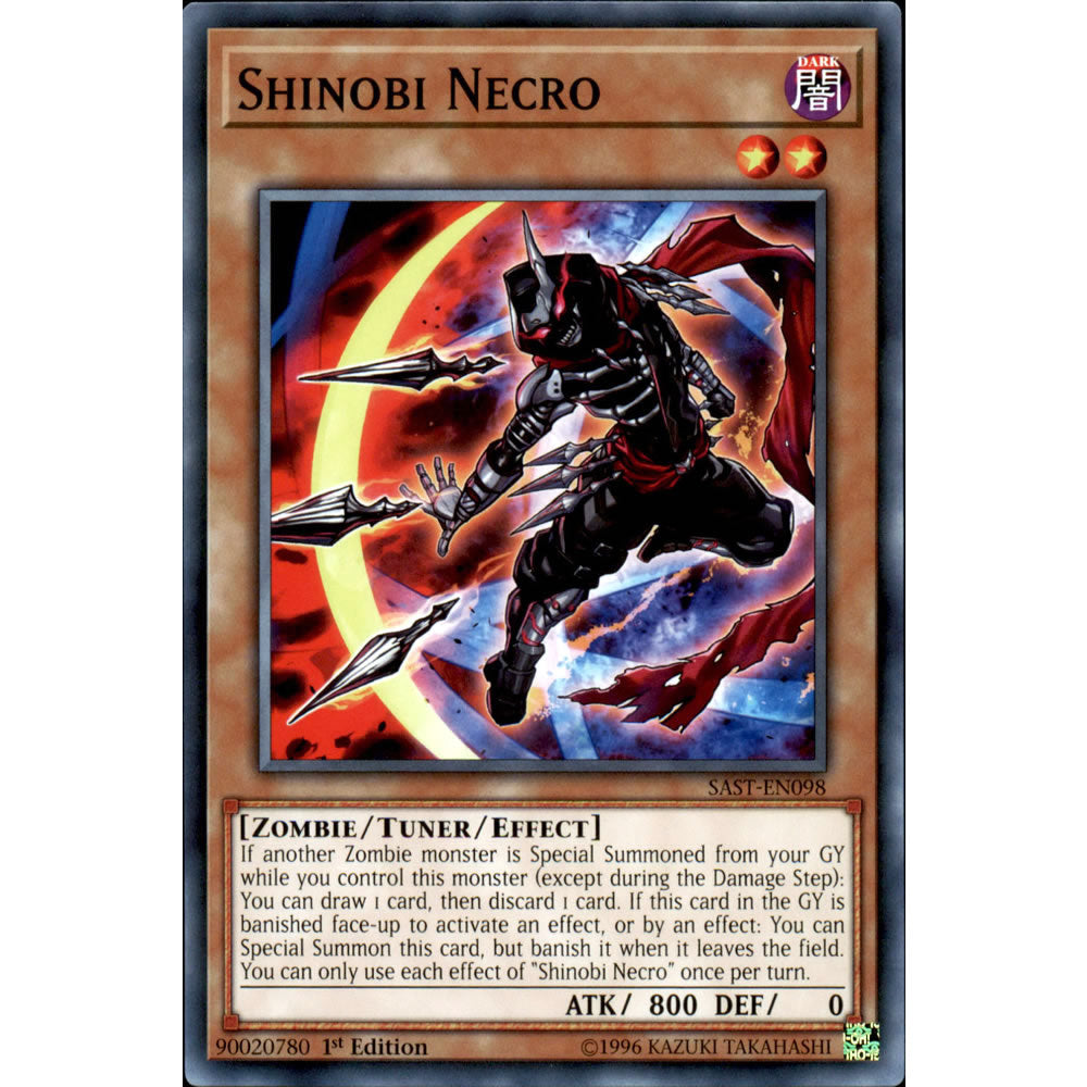 Shinobi Necro SAST-EN098 Yu-Gi-Oh! Card from the Savage Strike Set