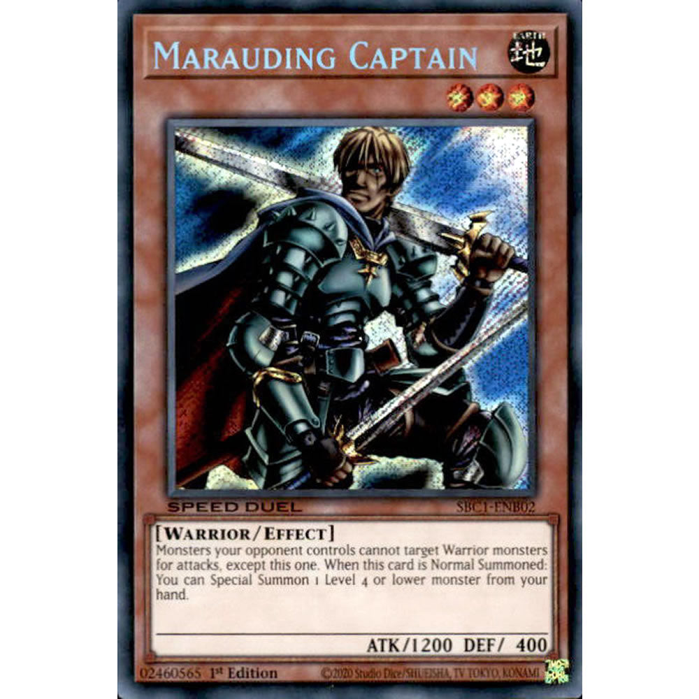 Marauding Captain SBC1-ENB02 Yu-Gi-Oh! Card from the Speed Duel: Streets of Battle City Set