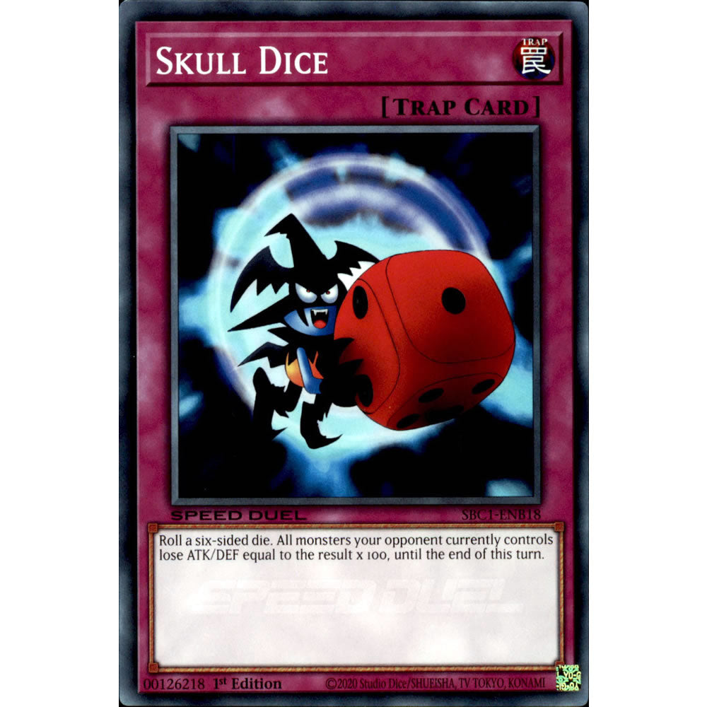 Skull Dice SBC1-ENB18 Yu-Gi-Oh! Card