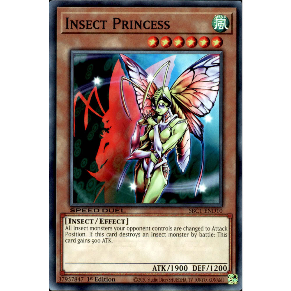 Insect Princess SBC1-END10 Yu-Gi-Oh! Card from the Speed Duel: Streets of Battle City Set