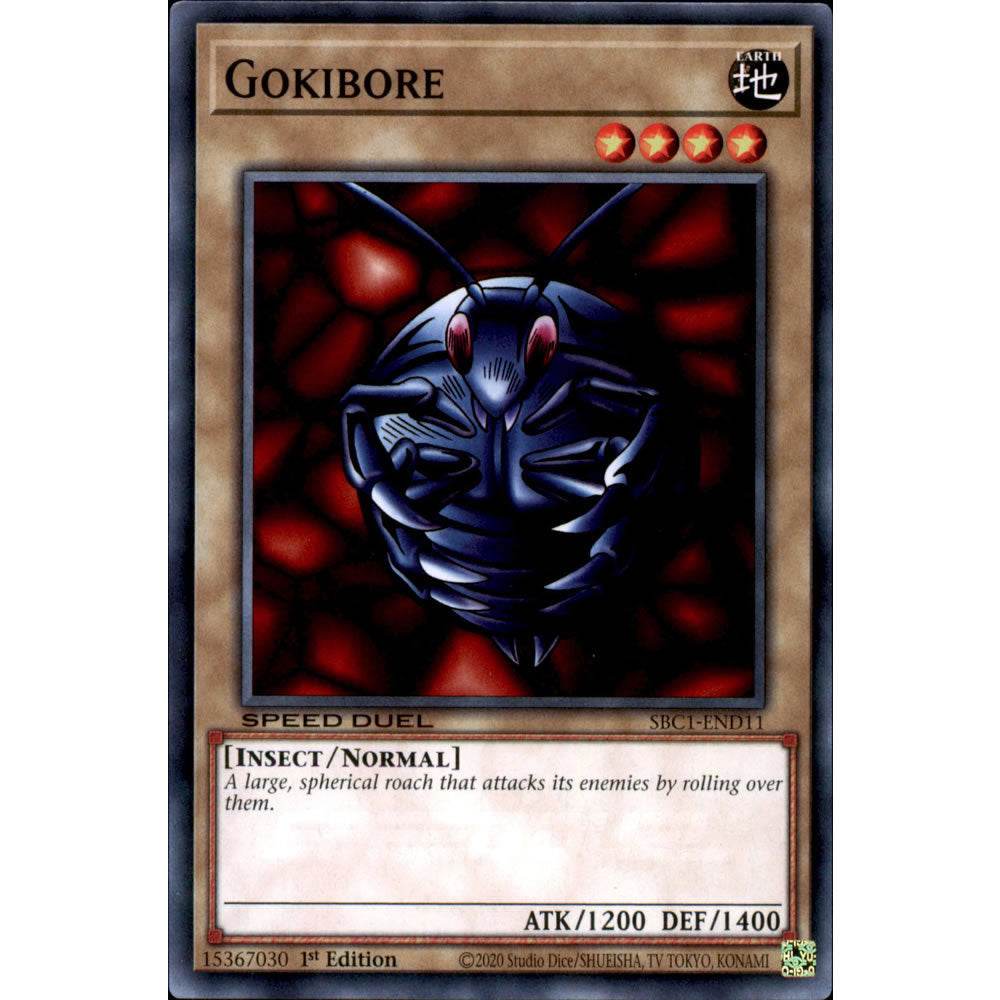 Gokibore SBC1-END11 Yu-Gi-Oh! Card from the Speed Duel: Streets of Battle City Set