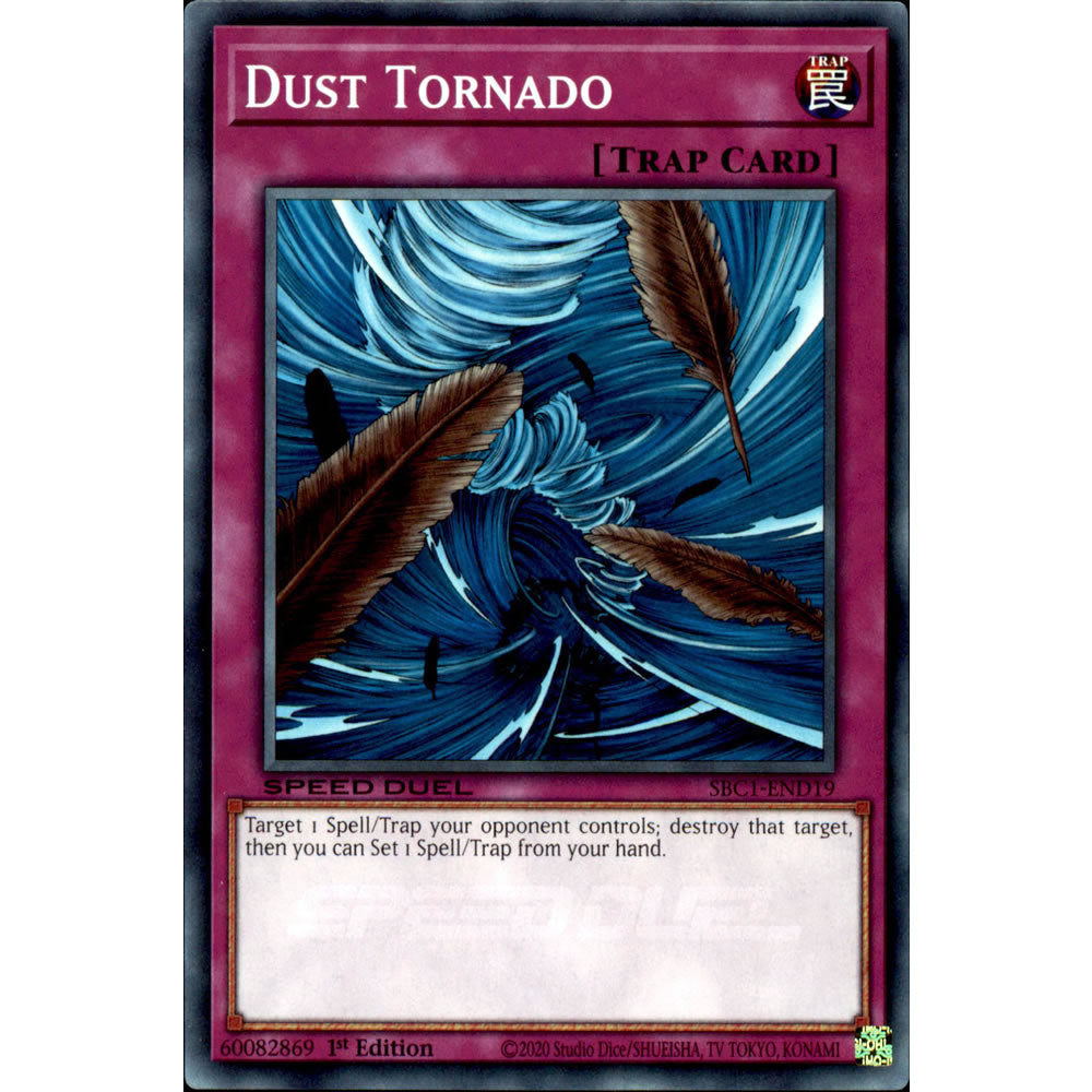 Dust Tornado SBC1-END19 Yu-Gi-Oh! Card from the Speed Duel: Streets of Battle City Set