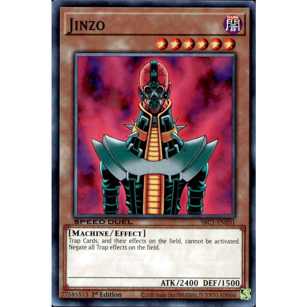 Jinzo SBC1-ENE01 Yu-Gi-Oh! Card from the Speed Duel: Streets of Battle City Set