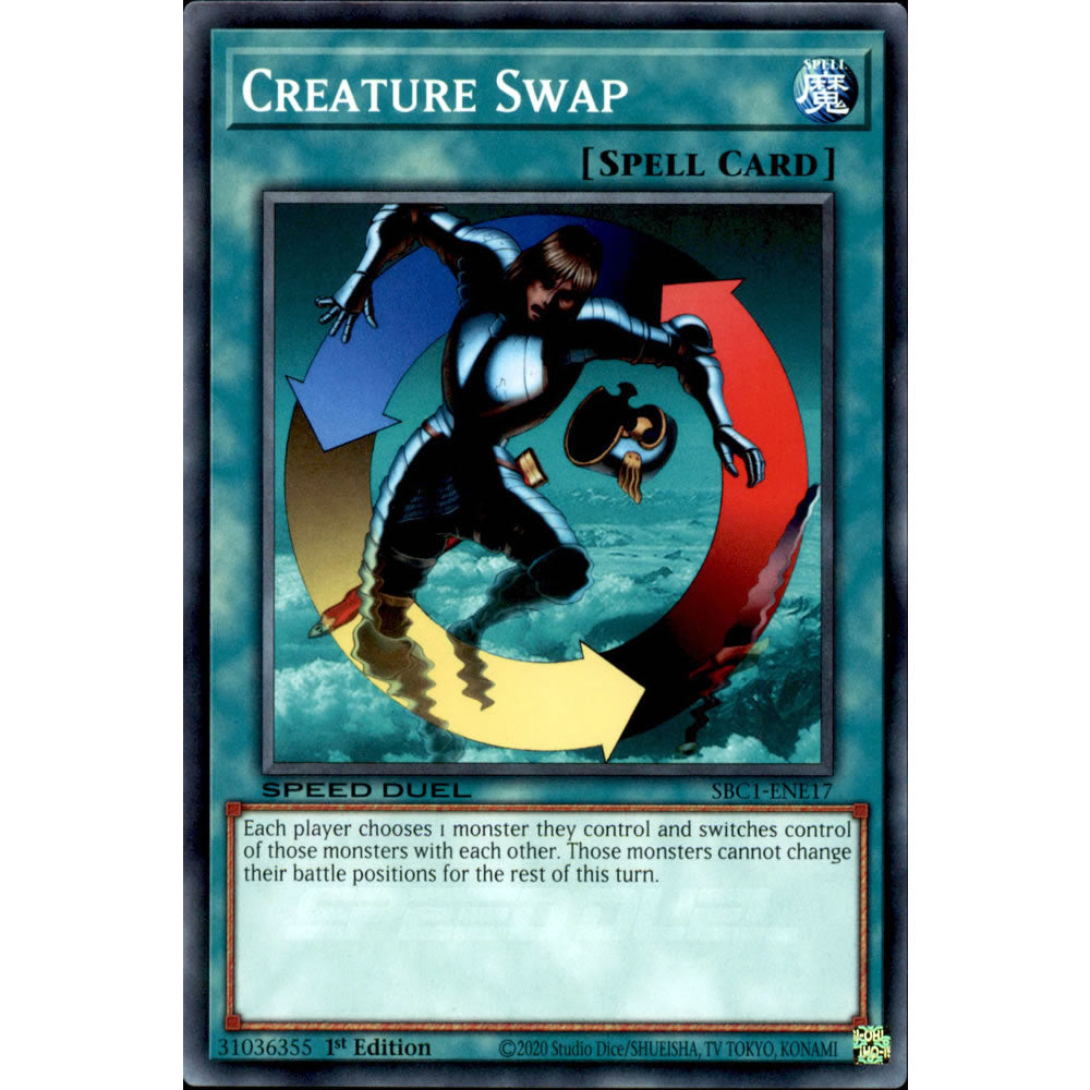 Creature Swap SBC1-ENE17 Yu-Gi-Oh! Card from the Speed Duel: Streets of Battle City Set