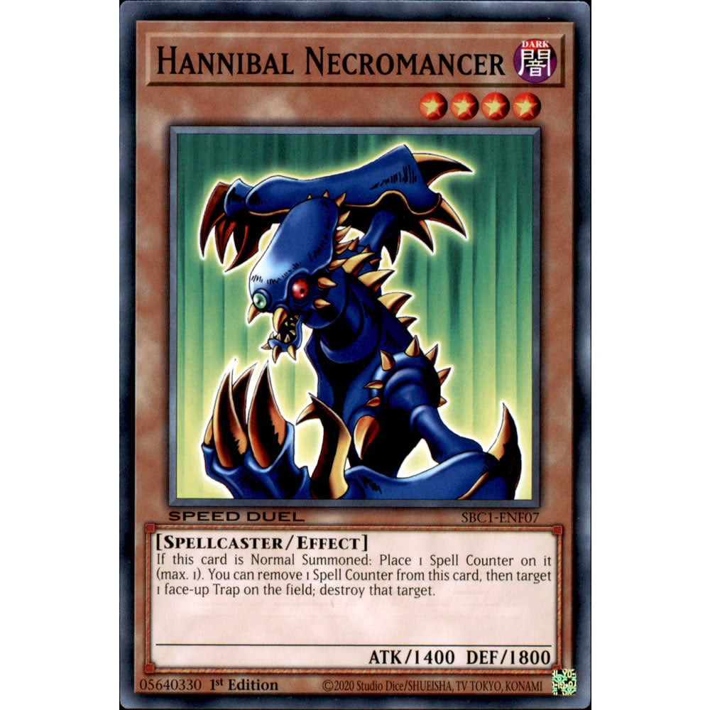Hannibal Necromancer SBC1-ENF07 Yu-Gi-Oh! Card from the Speed Duel: Streets of Battle City Set