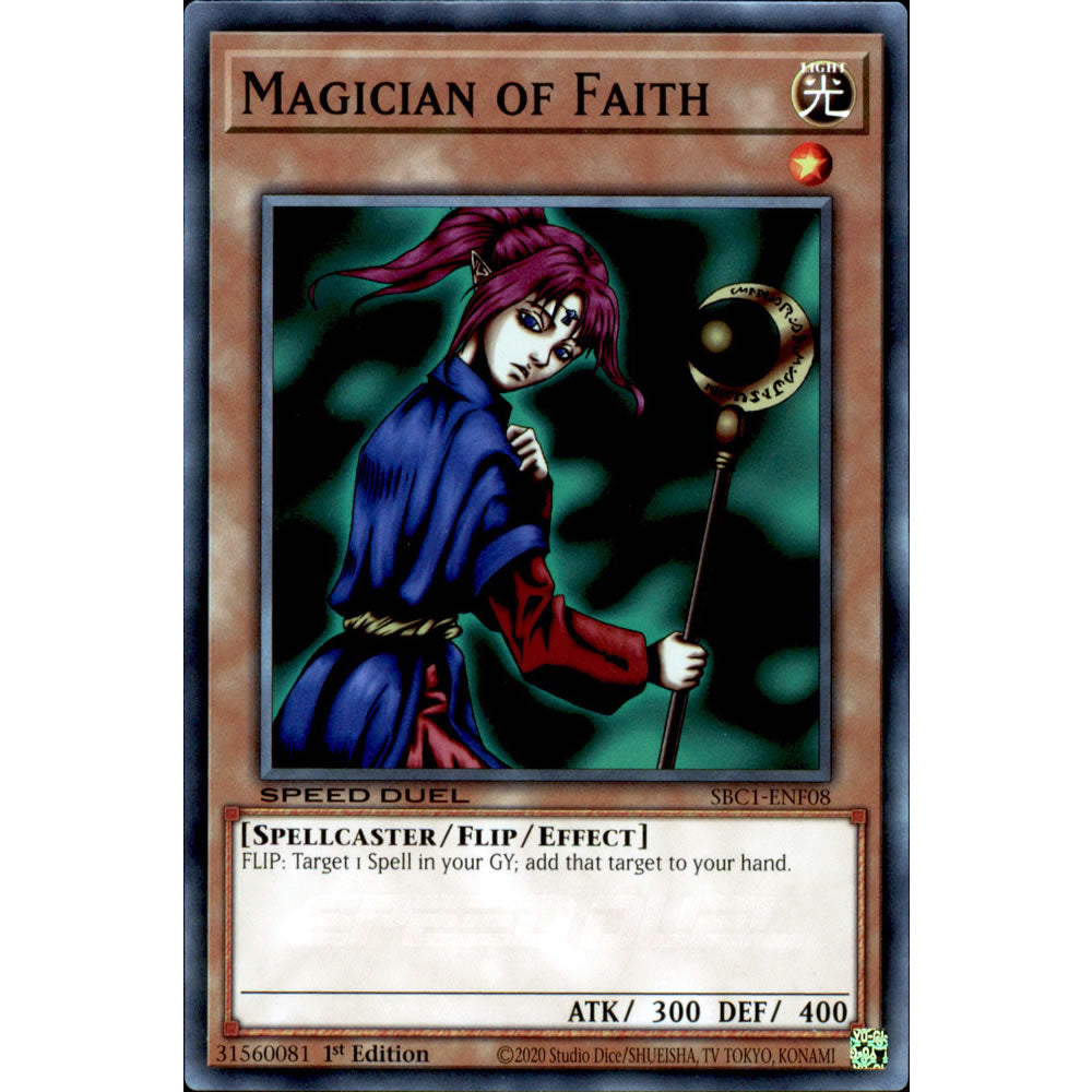 Magician of Faith SBC1-ENF08 Yu-Gi-Oh! Card from the Speed Duel: Streets of Battle City Set