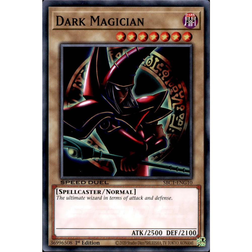 Dark Magician SBC1-ENG10 Yu-Gi-Oh! Card from the Speed Duel: Streets of Battle City Set