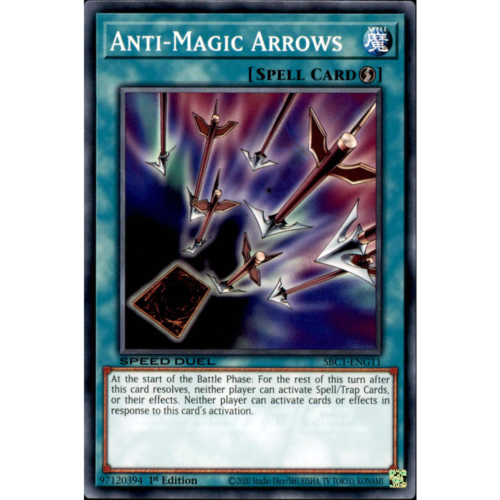 Anti-Magic Arrows SBC1-ENG11 Yu-Gi-Oh! Card from the Speed Duel: Streets of Battle City Set