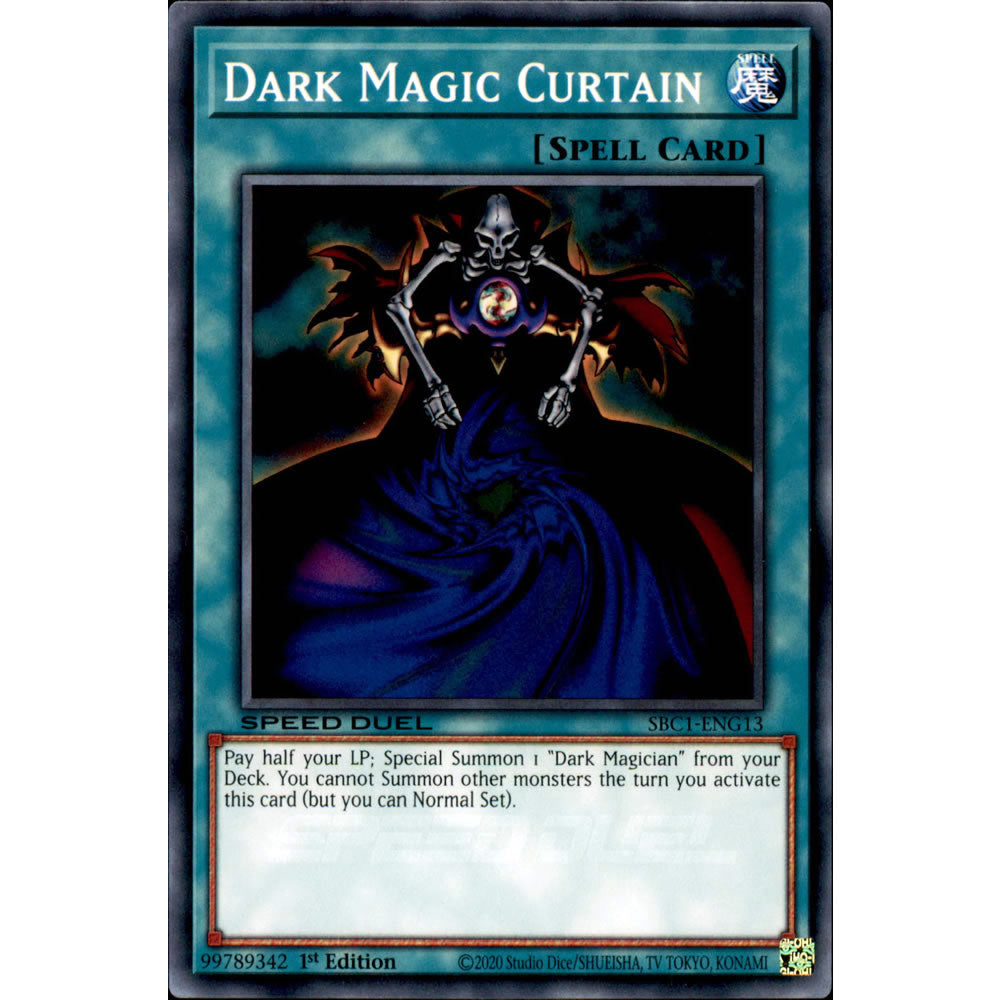 Dark Magic Curtain SBC1-ENG13 Yu-Gi-Oh! Card from the Speed Duel: Streets of Battle City Set