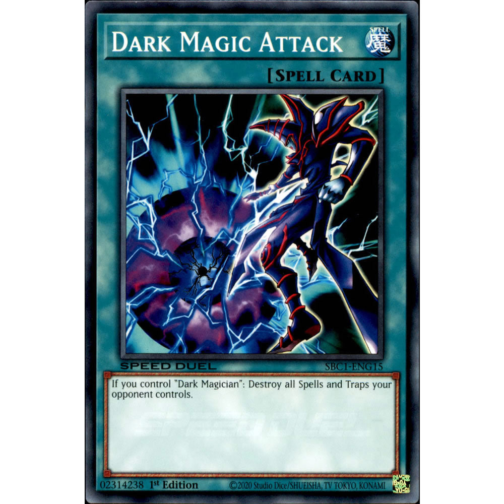 Dark Magic Attack SBC1-ENG15 Yu-Gi-Oh! Card from the Speed Duel: Streets of Battle City Set